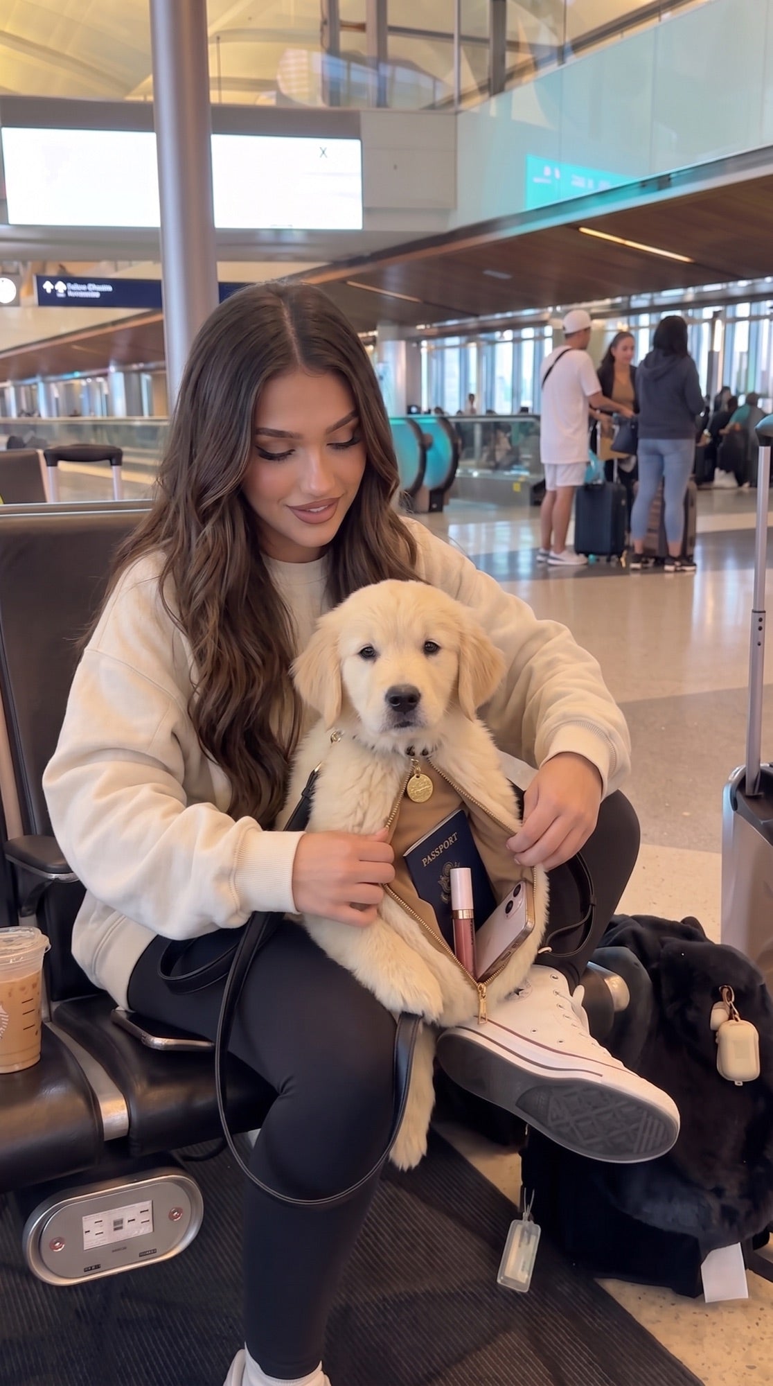 TwinPaw at the airport