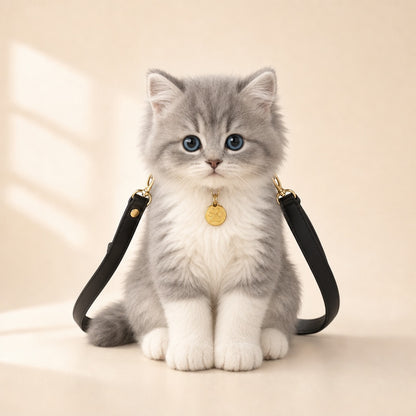 TwinPaw Grey Cat backpack