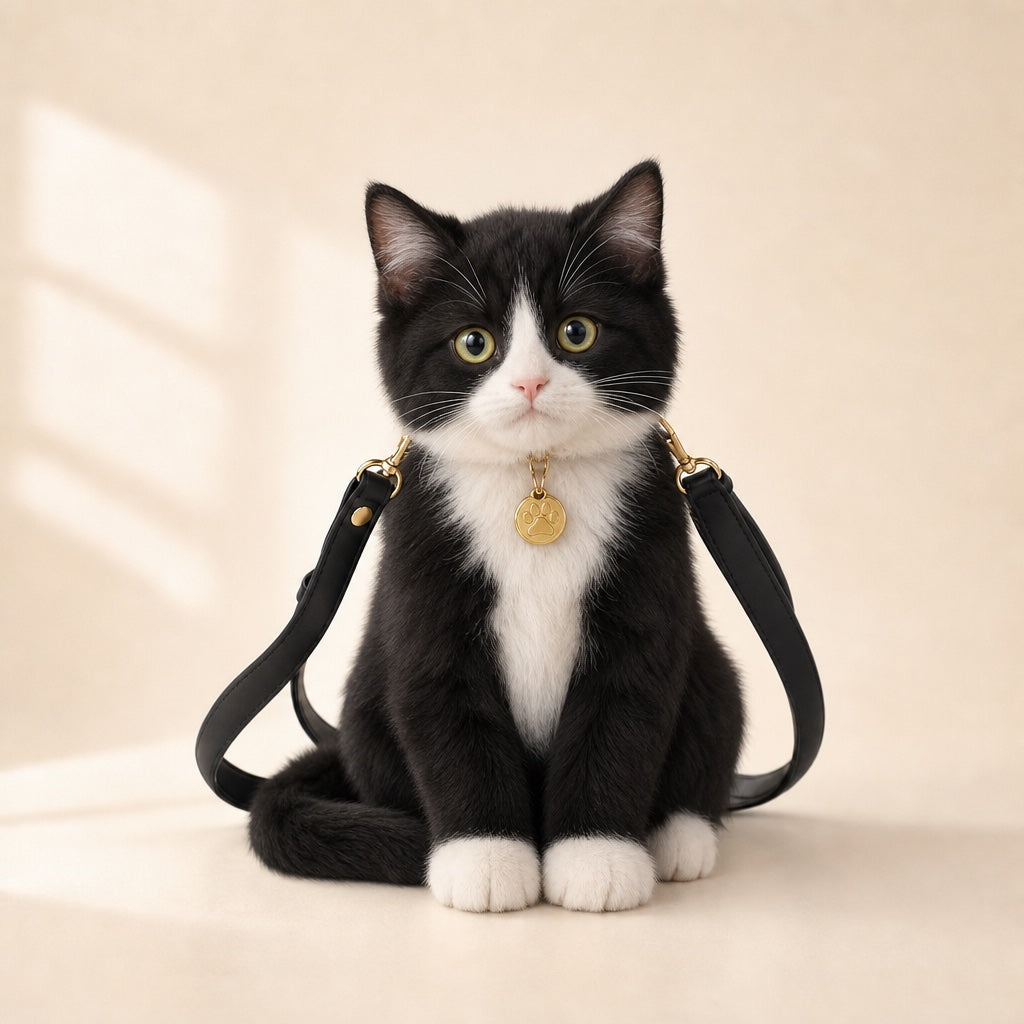 TwinPaw Tuxedo Cat backpack